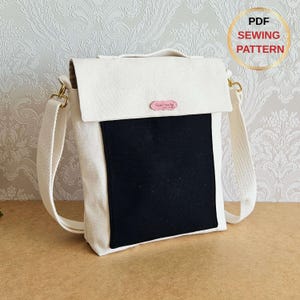 Messenger bag pattern | Crossbody Bag Sewing Pattern in PDF files, Good-To-Go, cross body bag, bag pdf, instant download, small bag