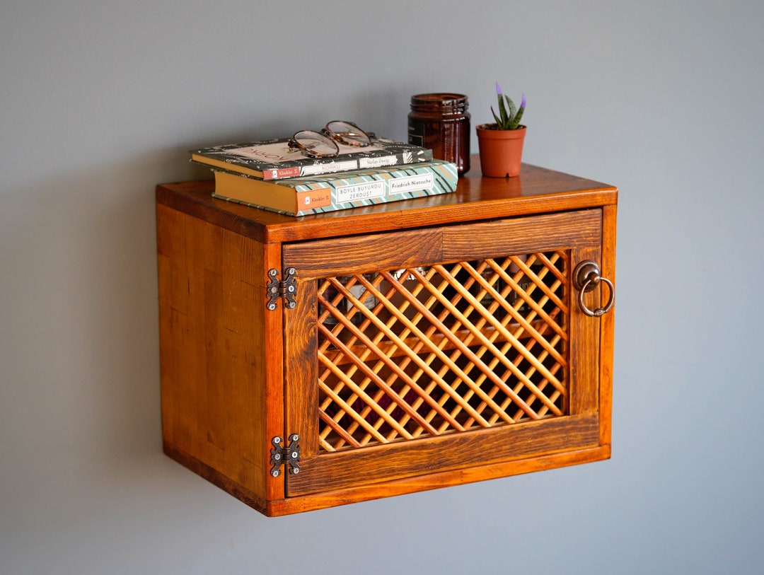 French Style Wall With Wooden Separator Door Rustic Etsy