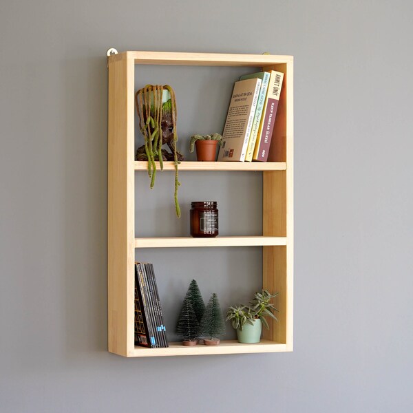 Hanging Bookshelf Etsy