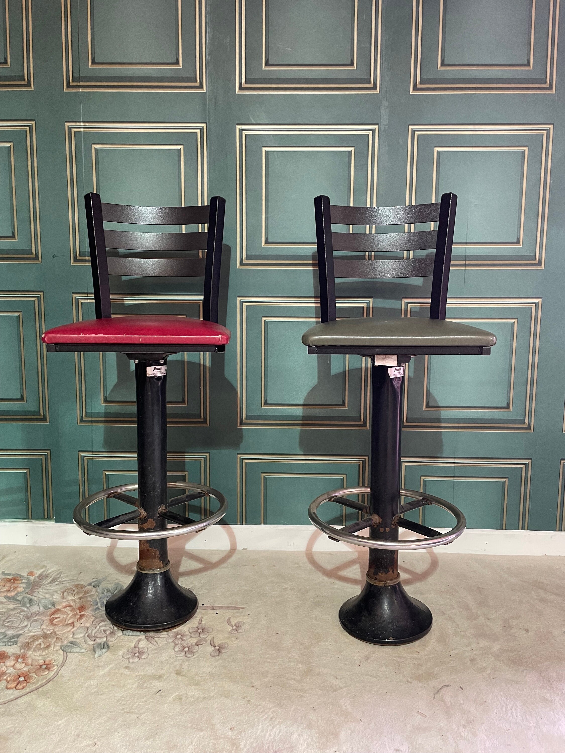 Antique Bar Stool Etsy UK