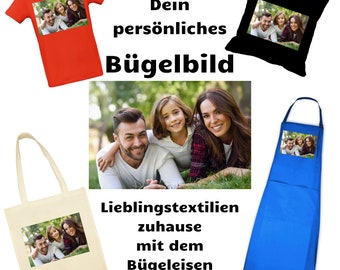 Vollfarbig DTF Bügelbilder, personalisierbare Bügelfolie, eigene Motive gestalten für alle Stoffe, bedrucke Deine Lieblings T-Shirts zuhause