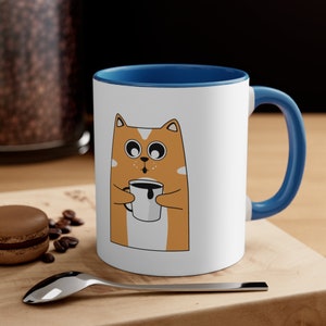 Coffee Cat Mug, 11oz
