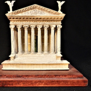 Handmade diorama - Temple of Venus genetrix in the forum of Caesar