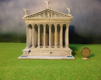 Handcrafted diorama - Temple of Mars Ultor in the forum of Augustus