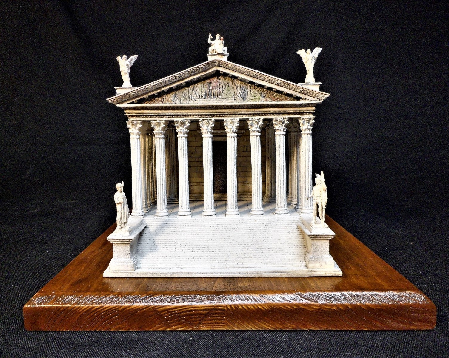 Schach Set Brett Parthenon Tempel & 32 Stück Parthenon Säule - .de