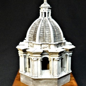 Handmade diorama - One of the side domes of San Pietro del Vignola