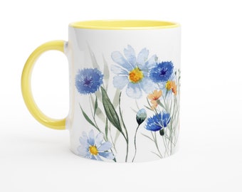 Day by Day Hymn- White 11oz Ceramic Mug with Color Inside
