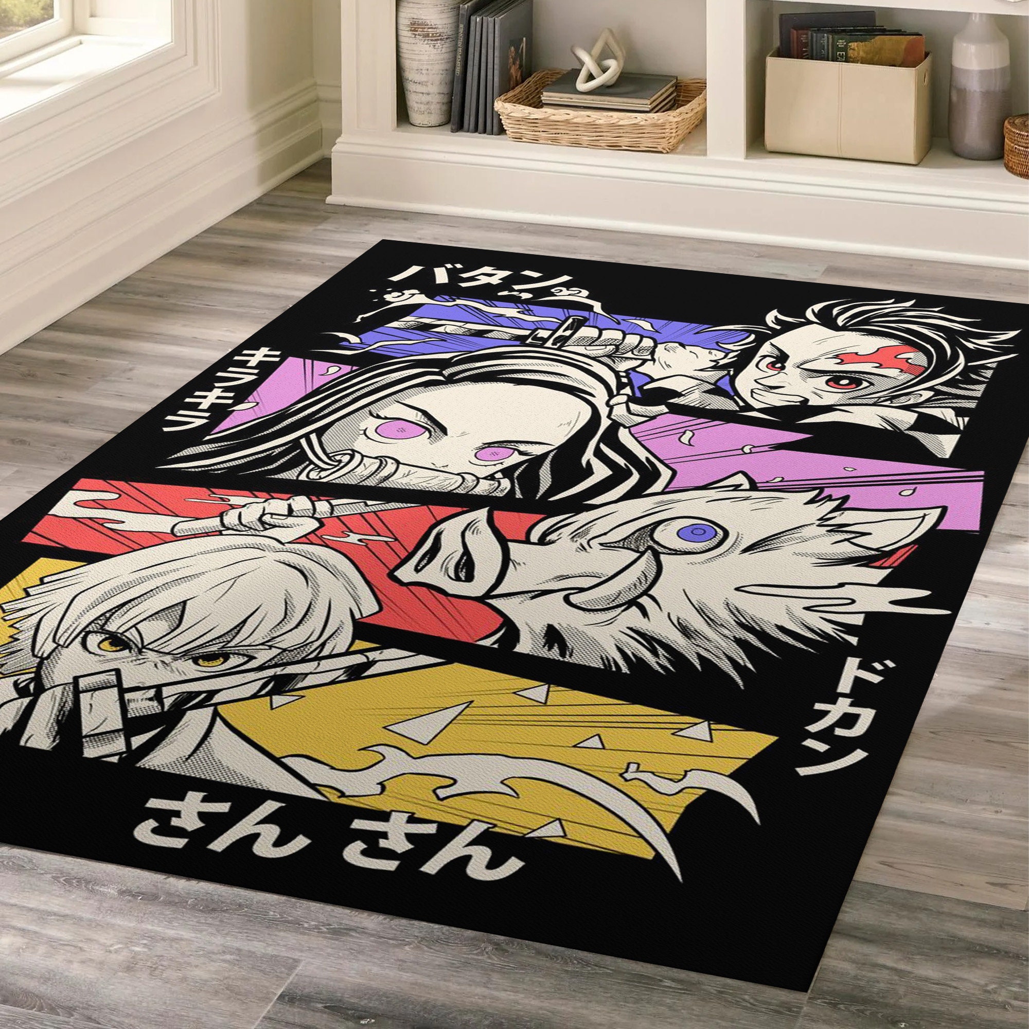 Anime Rug for Bedroom Fantastic Rug Custom Rug Art Design Etsy