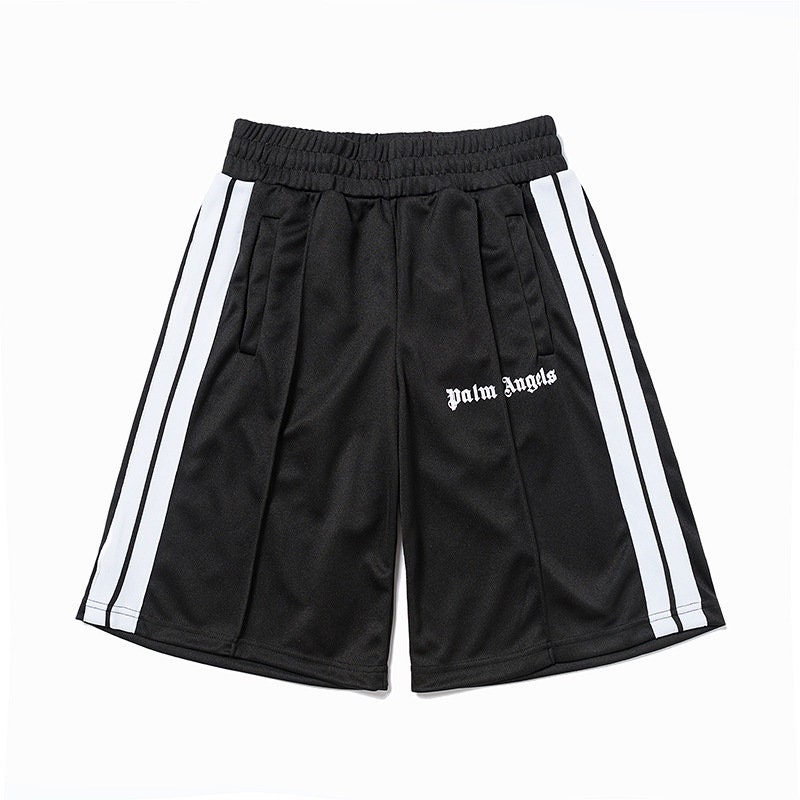 Palm Angels 】OVERDYED VICHY LOGO SHORTS | gulatilaw.com