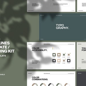 Brand Guidelines Template | Branding Kit | Canva Template | Branding | Business Template