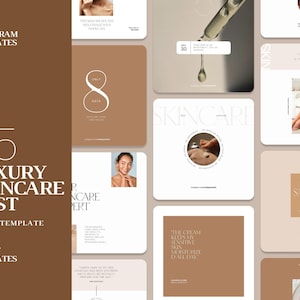 Hautpflege Instagram Post | Kosmetikerin Template für Hautpflege | Beauty Vorlagen | Hautpflege Vorlage | Hautpflege Social Media Post | Leinwand