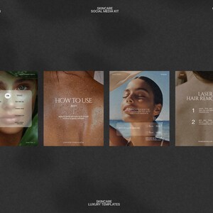 Transform your Instagram feed with this Skincare InstaPost Pack, featuring minimalist beauty post templates in an Urban Sunset color palette, designed specifically for skincare brands, beauty influencers, and salons; these fully editable Canva templates allow for effortless customization and cohesive marketing content, perfect for showcasing products, tutorials, and seasonal promotions while attracting your target audience.