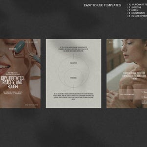 This Skincare Instagram Post Bundle Kit features beautifully designed, fully editable Canva templates in a calming Forest Retreat color palette, perfect for skincare brands, beauty influencers, and salons to showcase their products, tutorials, and promotions while ensuring a cohesive aesthetic across social media, with simple drag-and-drop editing for effortless customization.