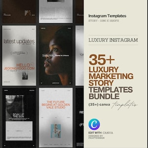 Instagram Story Template | Marketing Template | Social Media Manager Template | Social Media Kit | Social Media Canva Template For Marketing