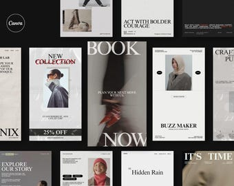 35 Instagram Stories | Social Media Templates For Canva | ZUNO (III)