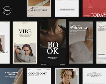 35 Instagram Stories | Social Media Templates For Canva | ZUNO (II)