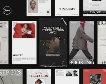 105+ Instagram Stories | Social Media Templates For Canva | ZUNO Story Bundle