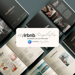 Vacation Rental Welcome Book Template | Airbnb Welcome Book Template | Rv Welcome Book | Welcome Book Template Canva | Airbnb Welcome Guide