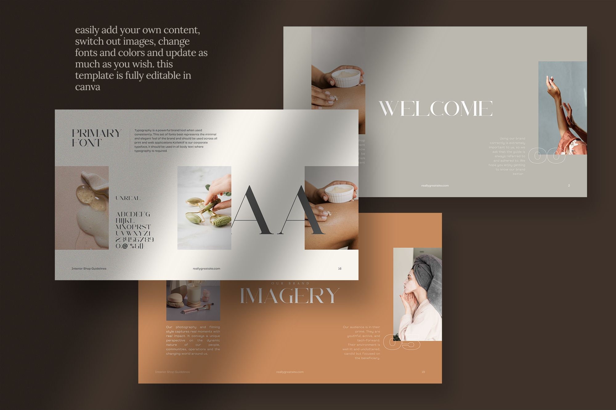 Brand Guidelines Template | Branding Kit | Canva Template | Branding ...