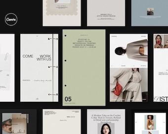 35 Instagram Story Templates | Editable Canva Social Media Designs for Business Marketing