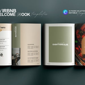 Vacation Rental Guidebook | Rv Welcome Book | Real Estate Rental Guidebook | Airbnb House Guide | Airbnb Cabin Template | Boho Welcome Book