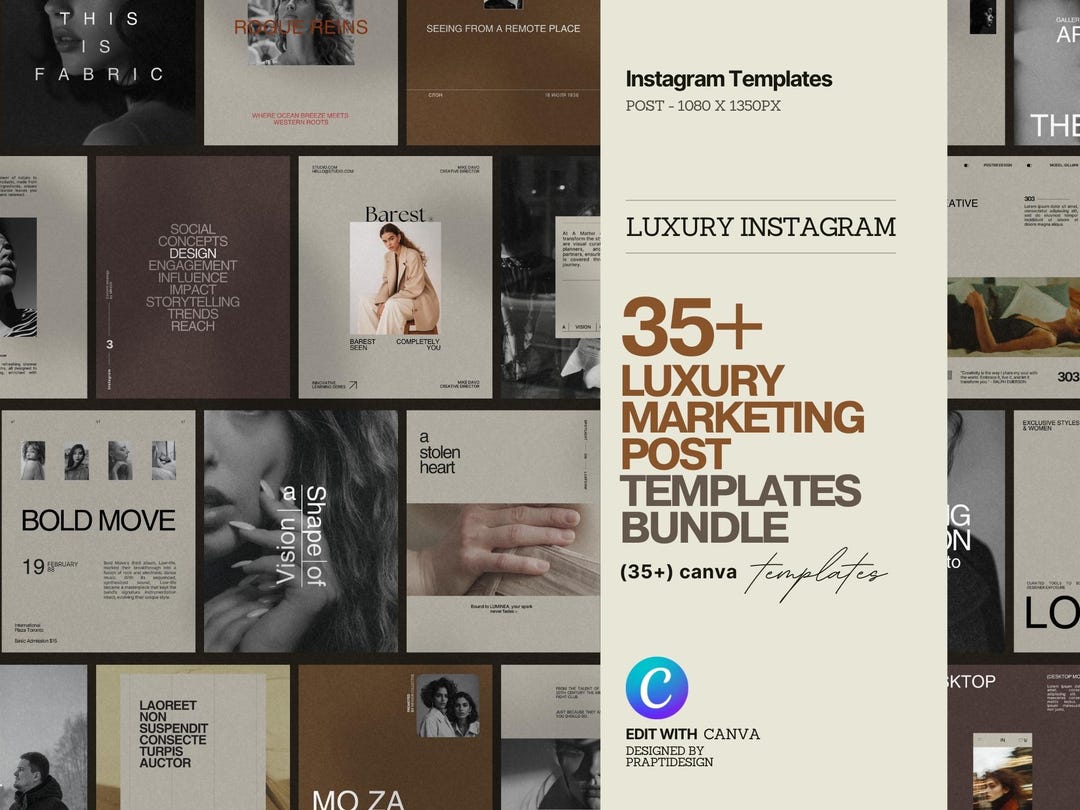 Engagement Instagram Post | Social Media Bundle | Canva Social Media ...