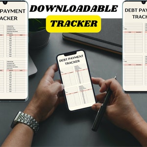 Debit planner Debt Payoff Tracker Debt Tracker debt snowball snow, snowball Dave Ramsey debt payoff