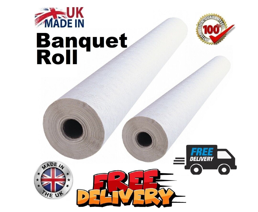 100m 330ft Wedding Party Table Buffet Banqueting Banquet Roll White Paper Trendy Etsy UK