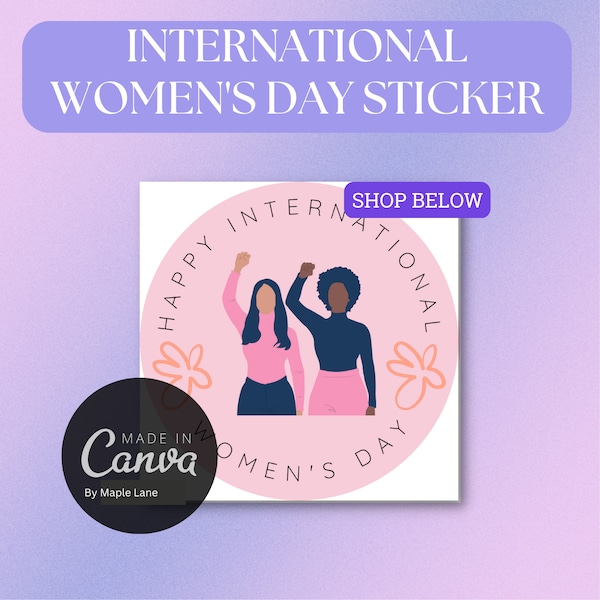 Sticker Bundle | International Women's Day | IWD Stickers | Set of 8