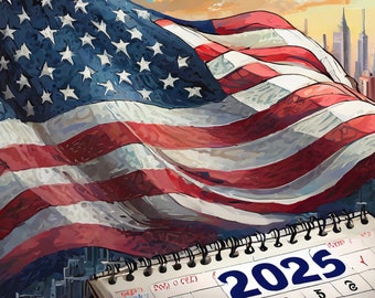 Kalendarz ścienny wydarzeń historycznych 2025