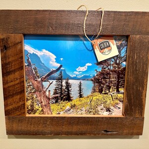 Custom Framed 8 x 10 - Glacier National Park, St Mary Lake