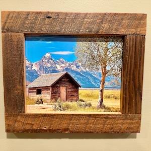 Custom gerahmt 8 x 10 - Grand Teton National Park - Mormon Row Cabin
