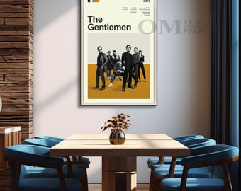 Poster The Gentlemen Sur Toile - Déco Murale Moderne 20x30 Cm Pour Chambre, Salon Ou Bureau - 13