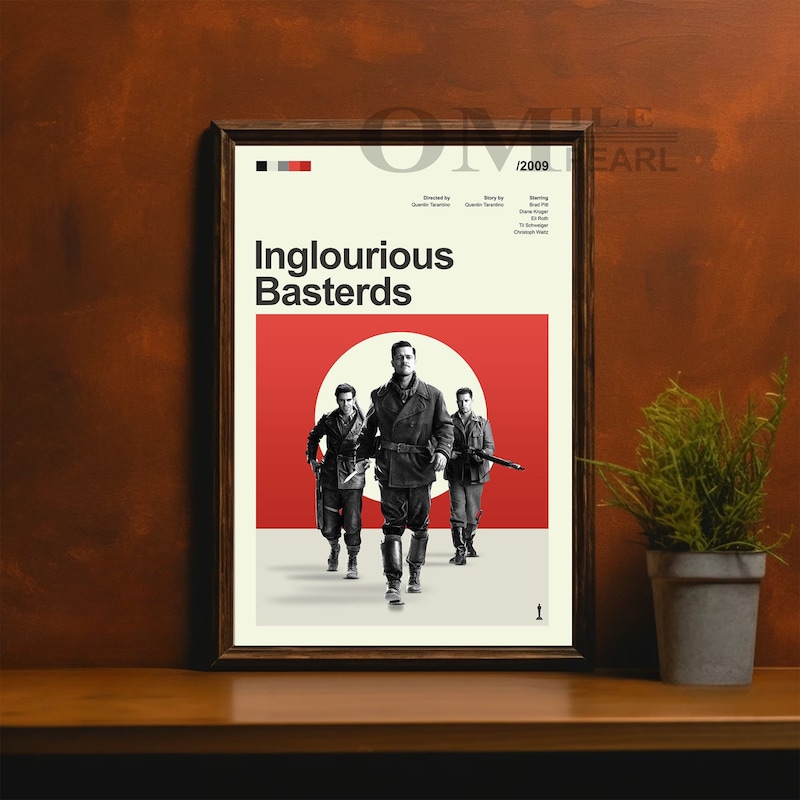 Inglourious Basterds Movie Poster Etsy