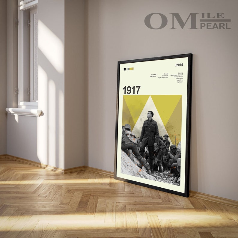 Mid Century Modern 1917 Movie Poster Retro Movie Print - Etsy