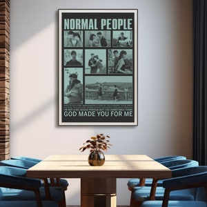 Normal People Movie Poster, Paul Mescal Series Poster, Normal People Art Print, Modern Vintage Film Posters
