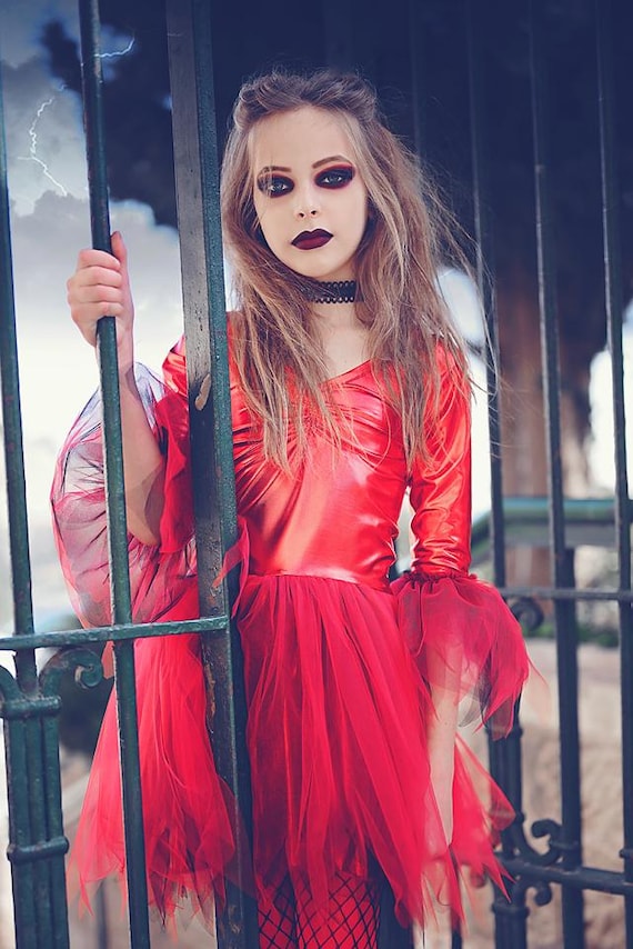 chinese dress ladies Girls Devil Diva Costume – Mega Fancy Dress UK main image 1