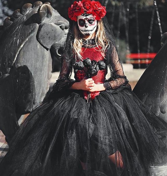 Day Of The Dead Costume Mexican COCO Inspired Sugar Skull Costume