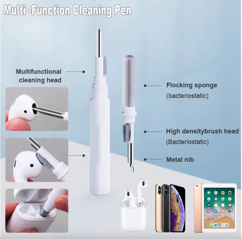 Airpods Cleaning Pen Bluetooth Earphone Cleaning Pen Multifunctional