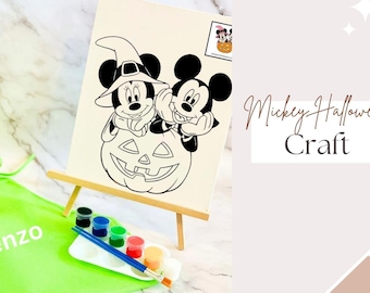 Kit de manualidades de Halloween de Mickey para fiestas y celebraciones con arte DIY