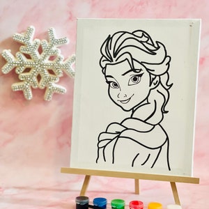 Kits De Peinture Au Numéro - 285785 D art Set Reine Neiges Elsa