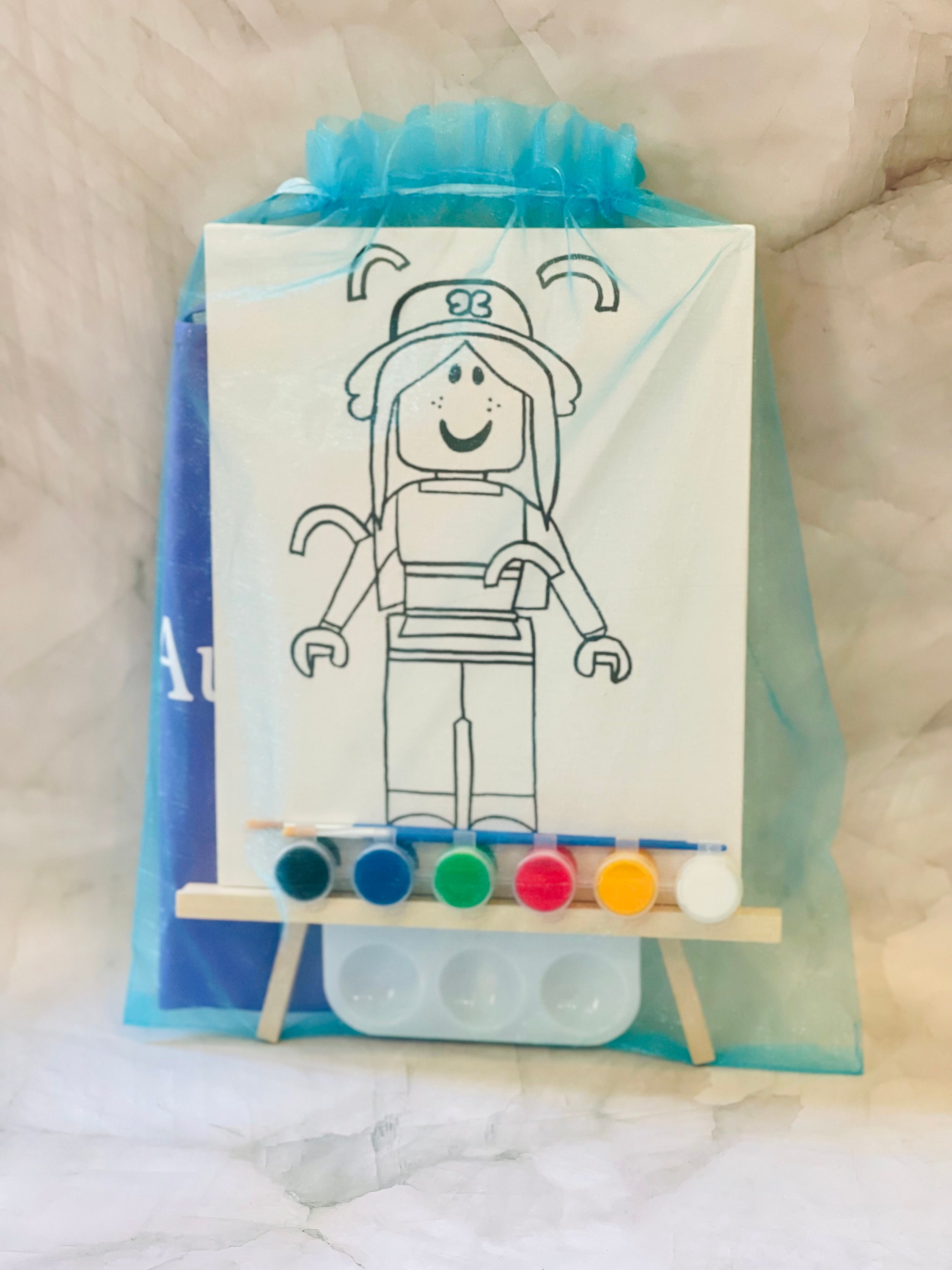 Roblox pre drawn canvas for kids