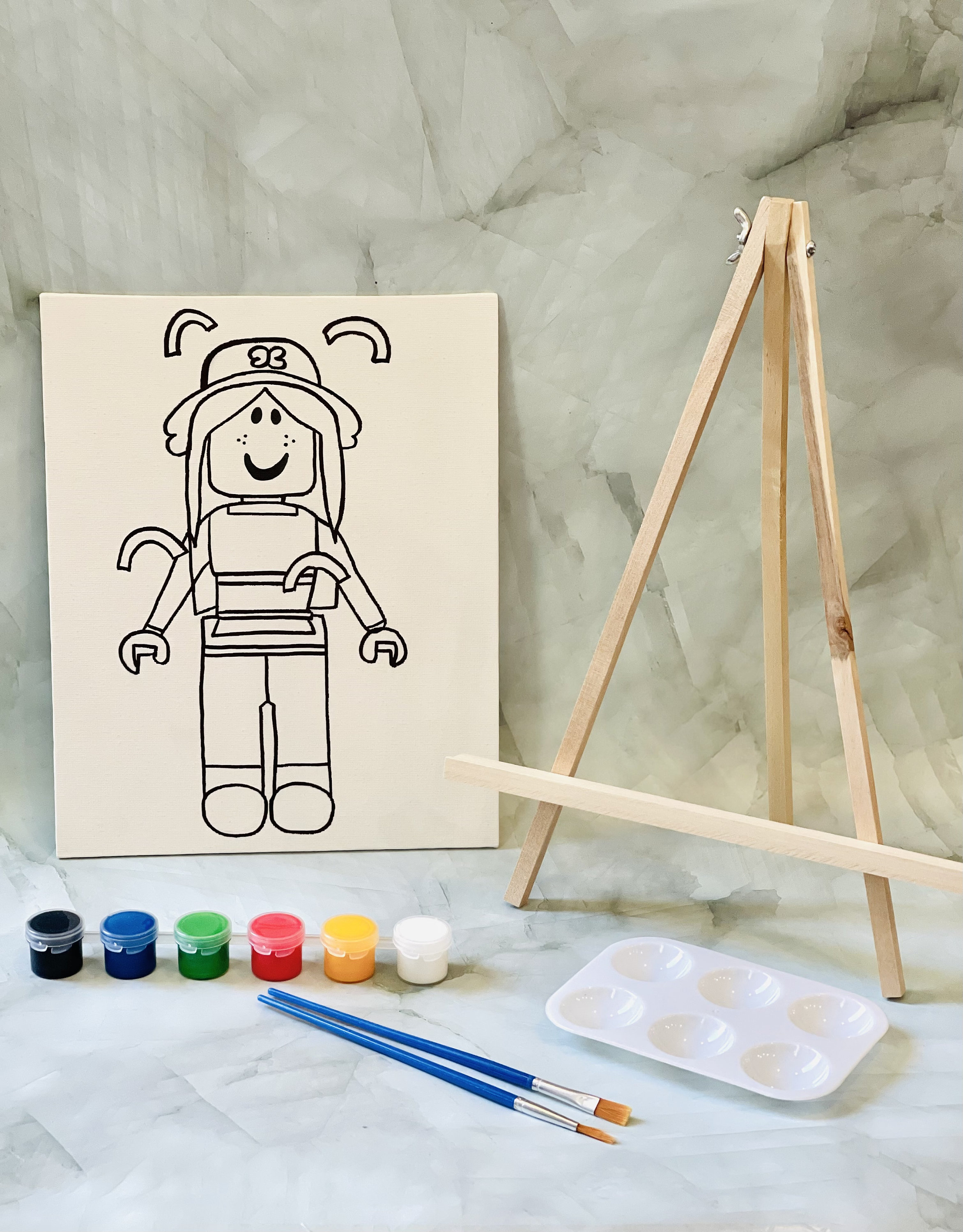 Roblox pre drawn canvas for kids -  Portugal