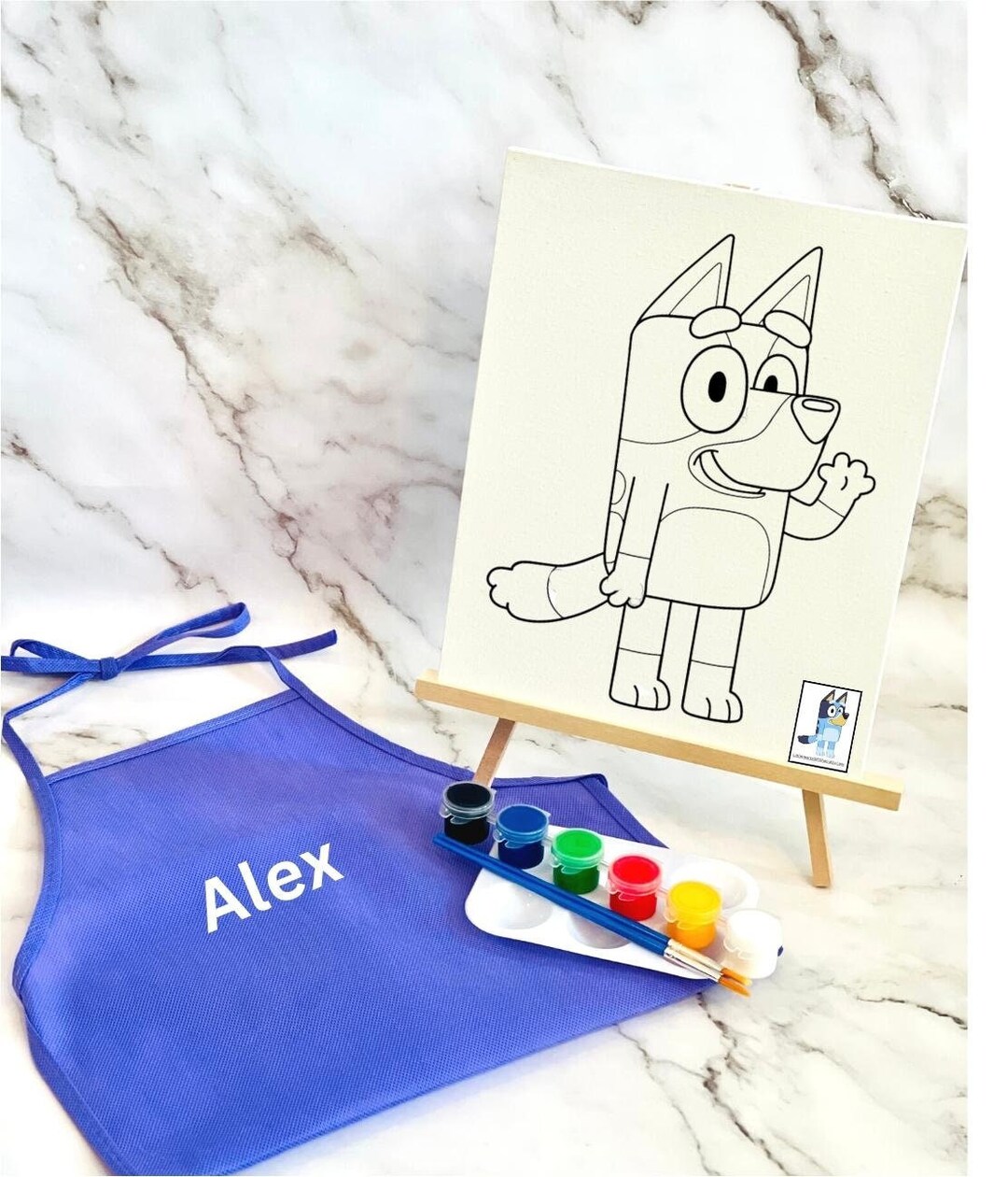 Allinone Bluey Paint Party Craft Kit Perfect Birthday Favors and