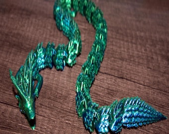 Drago Articolato Stampato in 3D da 31,5 cm, Regalo