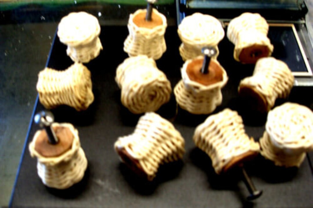 12 Unfinished Wicker Knobs Pull Furniture With Etsy