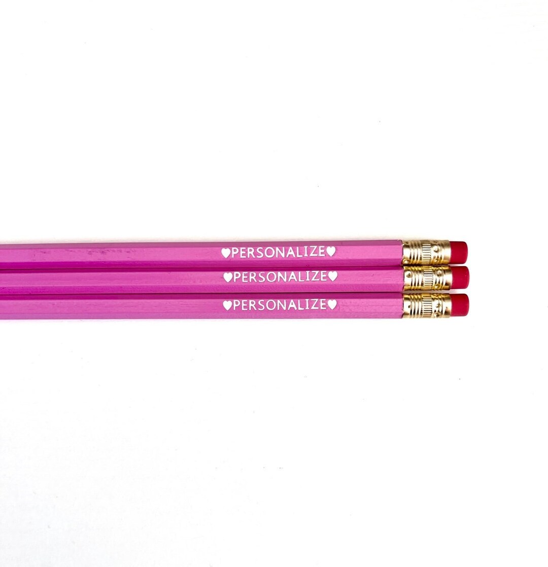 Custom Pencils, Stamped Pencils, Personalized Pencils, Pencil Foil