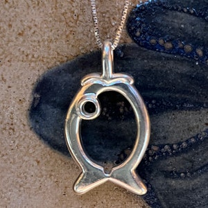 Sterling Fish Pendant