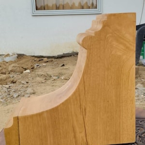 Hand-carved Wood Corbel 10&quot; x 10&quot; x 4 3/4&quot; Carving Handcrafted Solid Mission Wood Perfect Accent Bracket Corbel Ready to Ship