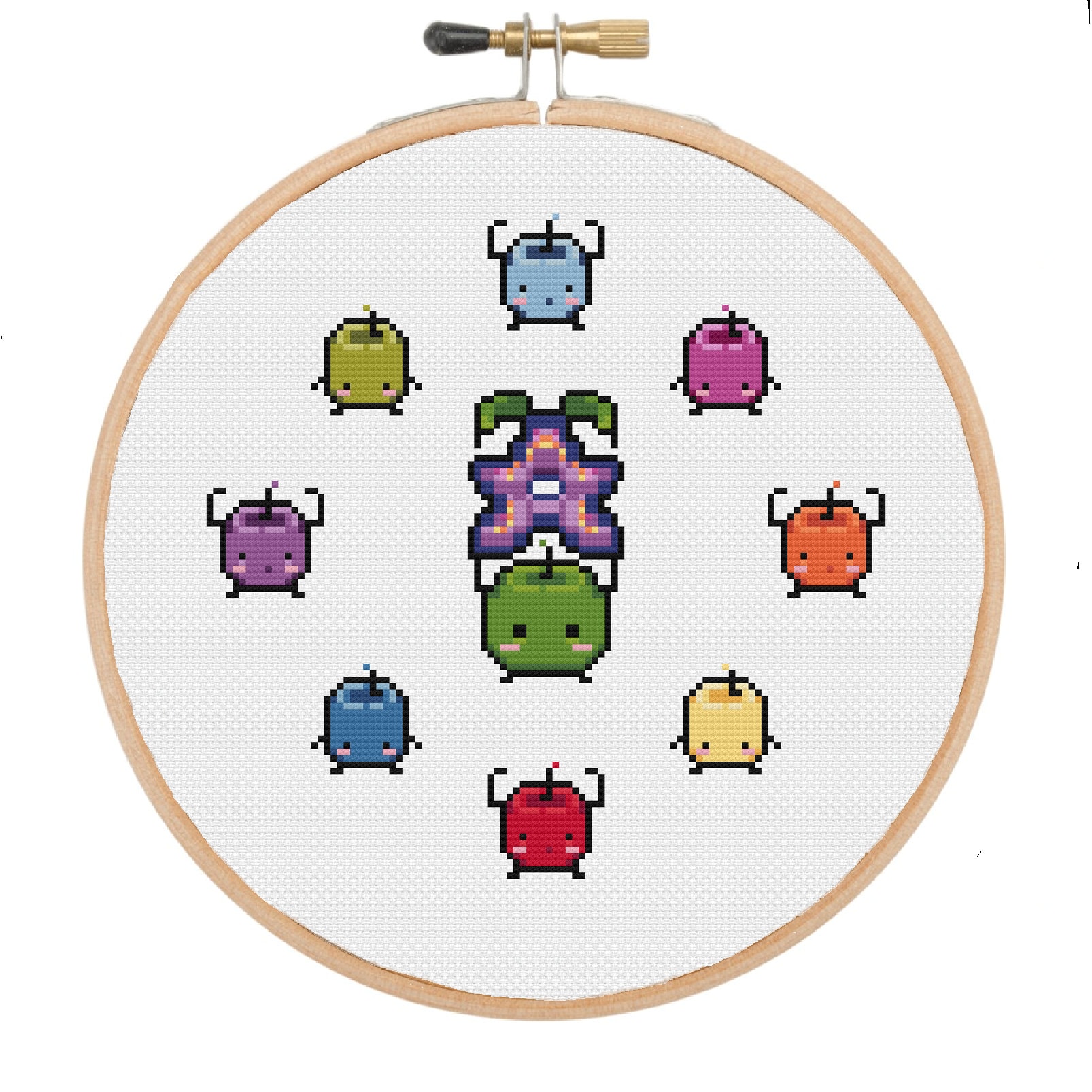 Junimos Stardew Valley Cross Stitch Pattern PDF Etsy